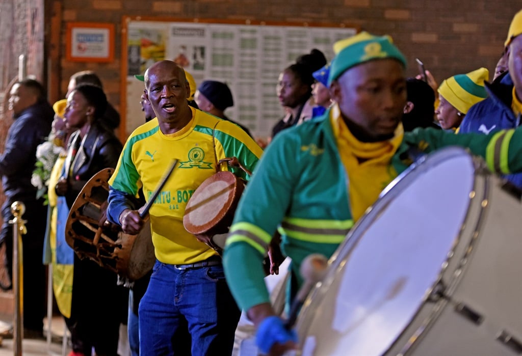 May 16.2023. Sundowns supporters singing loudly an