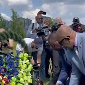 WATCH | Ramaphosa visits mass grave site in Ukraine