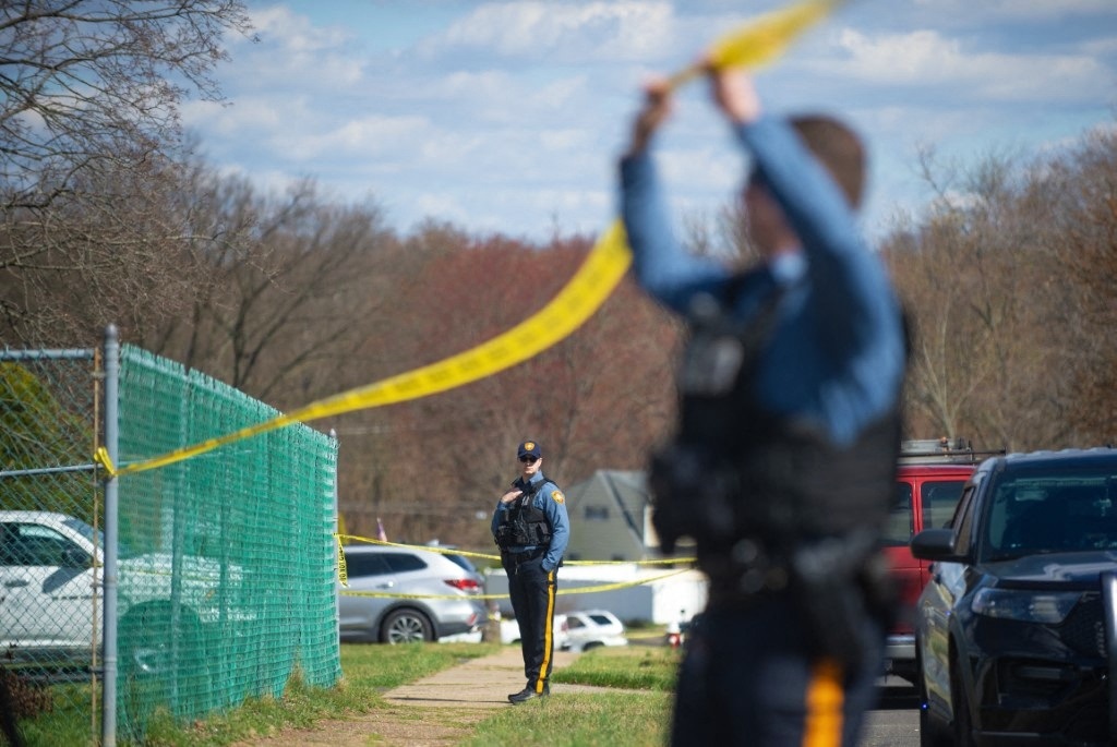 Three people were killed and several others were wounded after a gunman opened fire on a supermarket in Fordyce, Arkansas in the US. (Matthew Hatcher/Getty Images via AFP)