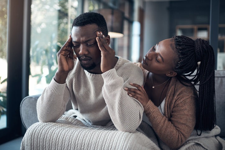 How to support a partner with a mental illness. Image: Getty
