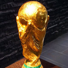 Soccer World Cup trophy (File)