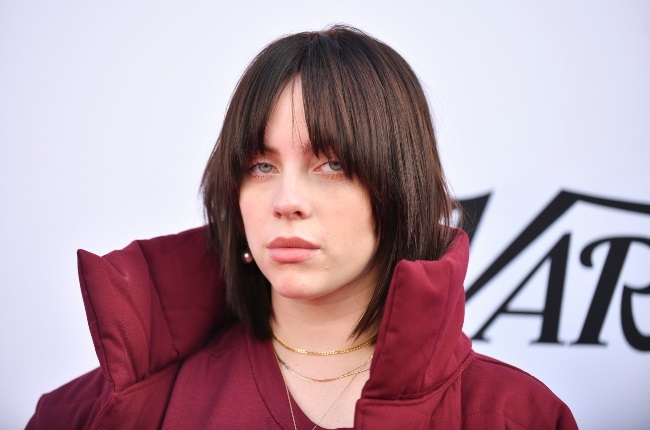 Billie at the Variety's Hitmakers Brunch earlier this month where she and her brother Finneas won the Film Song of the Year Award for their James Bond track No Time to Die. (PHOTO: Gallo Images/Getty Images)