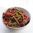 Beef and red pepper stir-fry