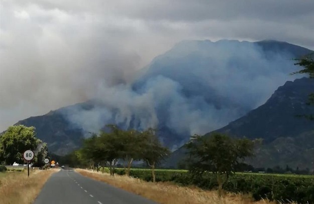 A fire in the Cape Winelands Municipality.