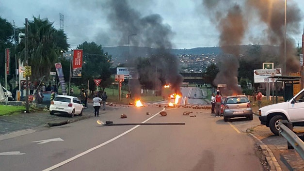 Protest action in Atteridgeville