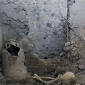 WATCH | Archaeologists discover the skeletons of two men killed by Pompeii earthquake