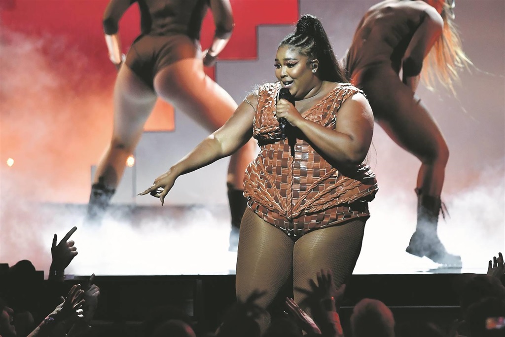 Lizzo performs during the 2020 Brit Awards at The O2 arena in London, England. 