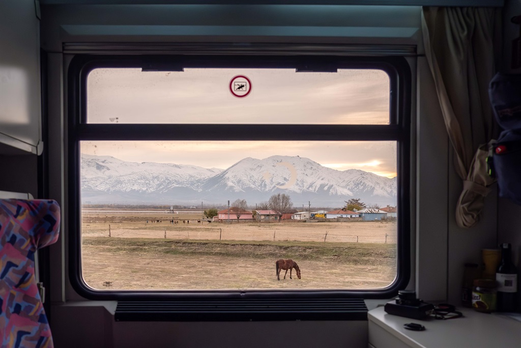 Views from the Dogu Express train between Erzurum and Ankara. Photo: Andrew Thompson.