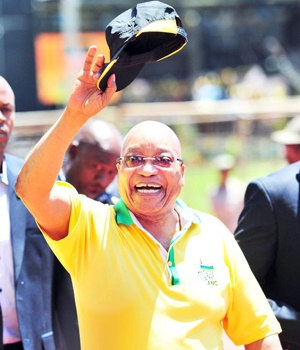 President Jacob Zuma. Picture: Leon Sadiki