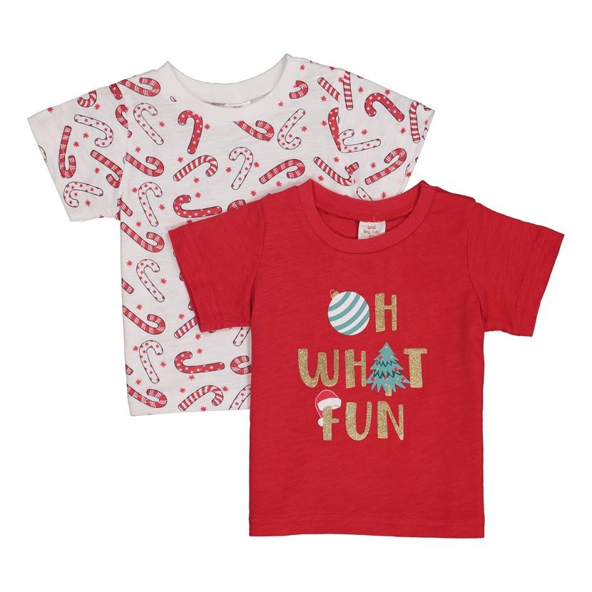 Oh What Fun 2pk Christmas T-shirts (Pick n Pay)