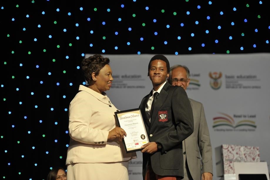 Hamandishe Mativha who achieved full marks in his matric maths and science exams. Picture: Lucky Nxumalo