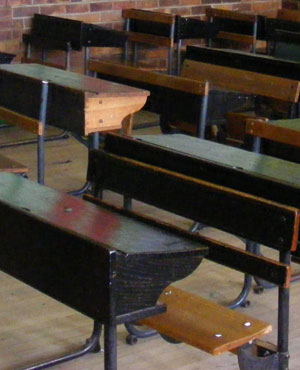 School desks. (Duncan Alfreds, News24, file)