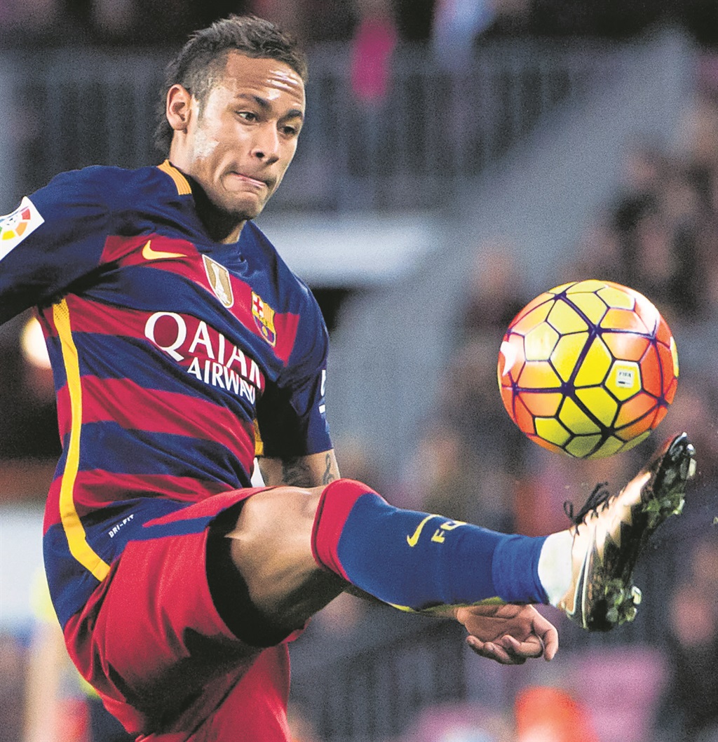Neymar is leading the La Liga scoring charts.  Photo by Getty Images  