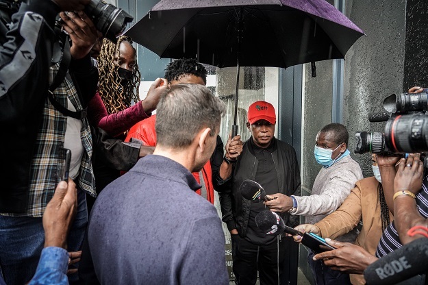 EFF leader Julius Malema conducted an unsanctioned visit at three restaurants at Mall of Africa in Gauteng to ascertain the ratio of foreign and local employees. 
