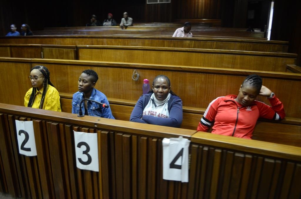 Tshegofatso Moremane, Gontse Tlhoele, Margaret Koaile and Portia Mmola will appear at the South Gauteng High Court on Tuesday, 18 May. Photo by Happy Mnguni