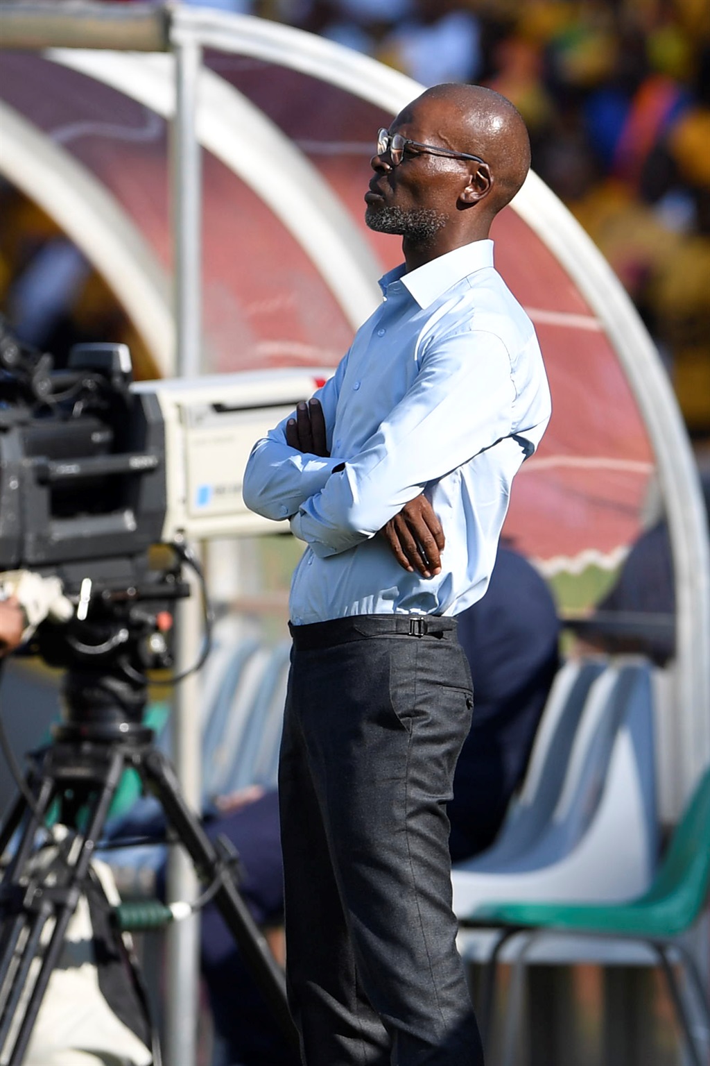 RUSTENBURG, SOUTH AFRICA - MAY 13: Kaizer Chiefs coach Arthur Zwane during the DStv Premiership match between SuperSport United and Kaizer Chiefs at Royal Bafokeng Stadium on May 13, 2023 in Rustenburg, South Africa. (Photo by Lefty Shivambu/Gallo Images)