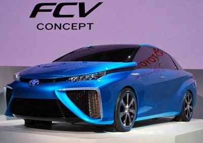 <b>US TARGET FOR FUEL-CELL CARS:</b> Toyota has announced at the 2014 CES expo in Las Vegas that it expects to sell more hydrogen-fuelled electric cars in the US than previously planned. <i>Image: TOYOTA</i>