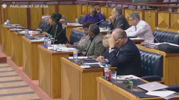 Land expropriation hearings. (Video screen grab)
