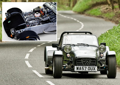 <b>SUKUZI-POWERED CATERHAM:</B> Caterham has announced its entry-level Seven sports car will be powered by a 660cc, turbo engine from Suzuki. <i>Image: Newspress</i>