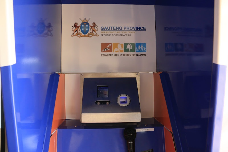 The system uses both facial recognition and a finger print scanner. A roll out of over 500 kiosks is planned for Gauteng. Picture: Palesa Dlamini