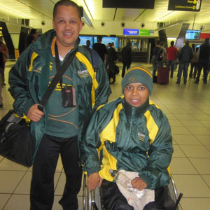 •	Delvian Samuels and his brother, Denzil.  The Players’ Fund flew them to JHB in 2012 to watch the Springboks play the Wallabies at Loftus.