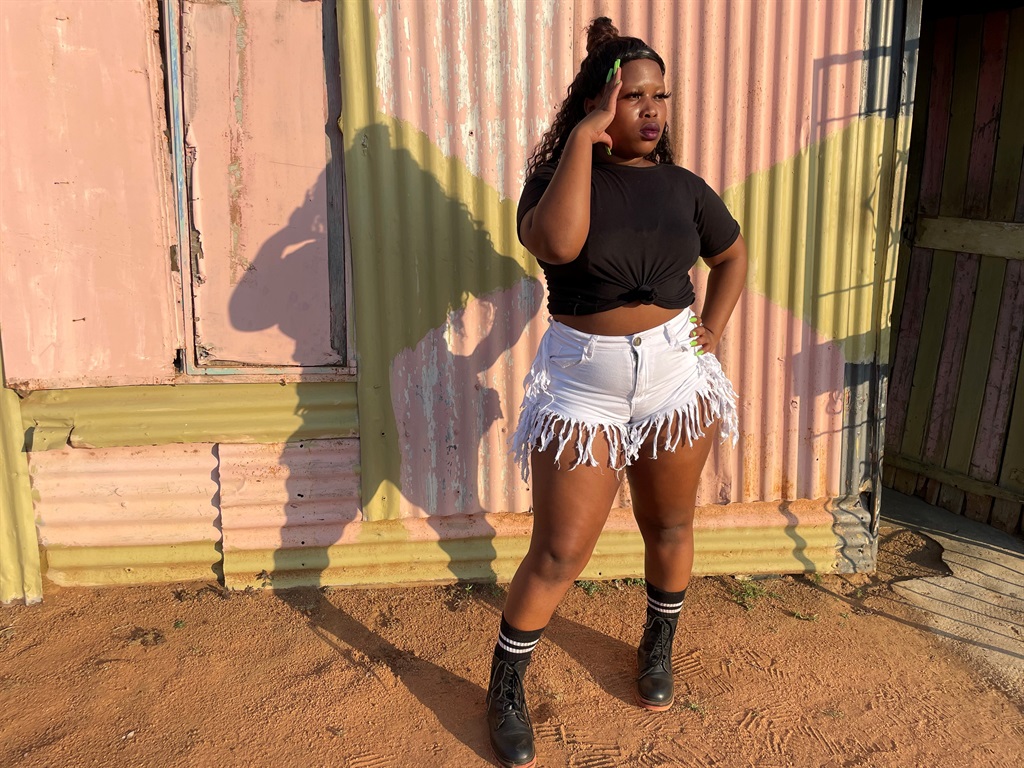 Tshego Bodese said she is not a sex worker but a dancer.Photo by Kgalalelo Tlhoaele