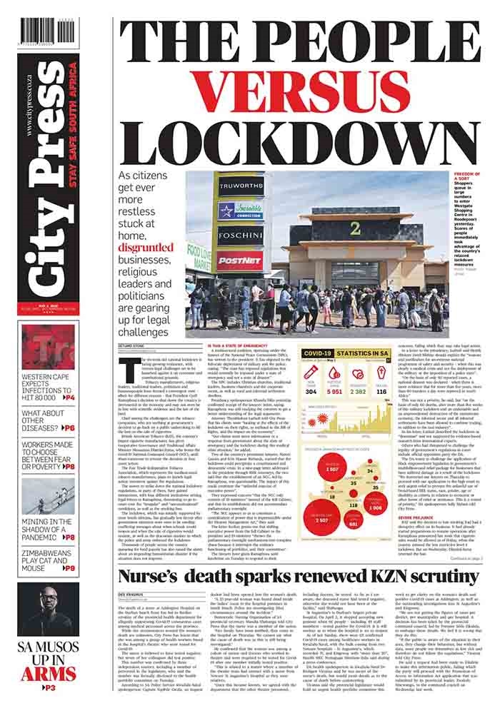 What S In City Press The People Vs Lockdown Sabc Salary Increases Under Scrutiny City Press