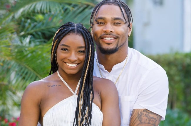 Simone Biles and Jonathan Owens tie the knot for the second time at their destination wedding in Mexico. (PHOTO: Instagram/ Simone Biles) 