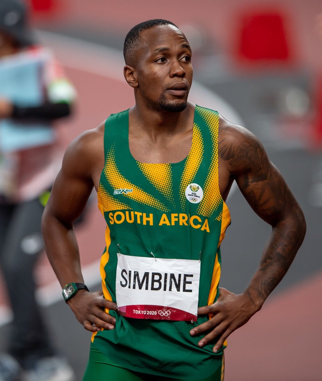 Akani Simbine of South Africa.
(Photo by Anton Geyser/Gallo Images)
