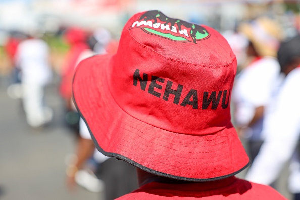 Nehawu members have downed tools. Photo by Gallo Images