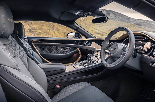 Bentley Continental GT Mulliner interior