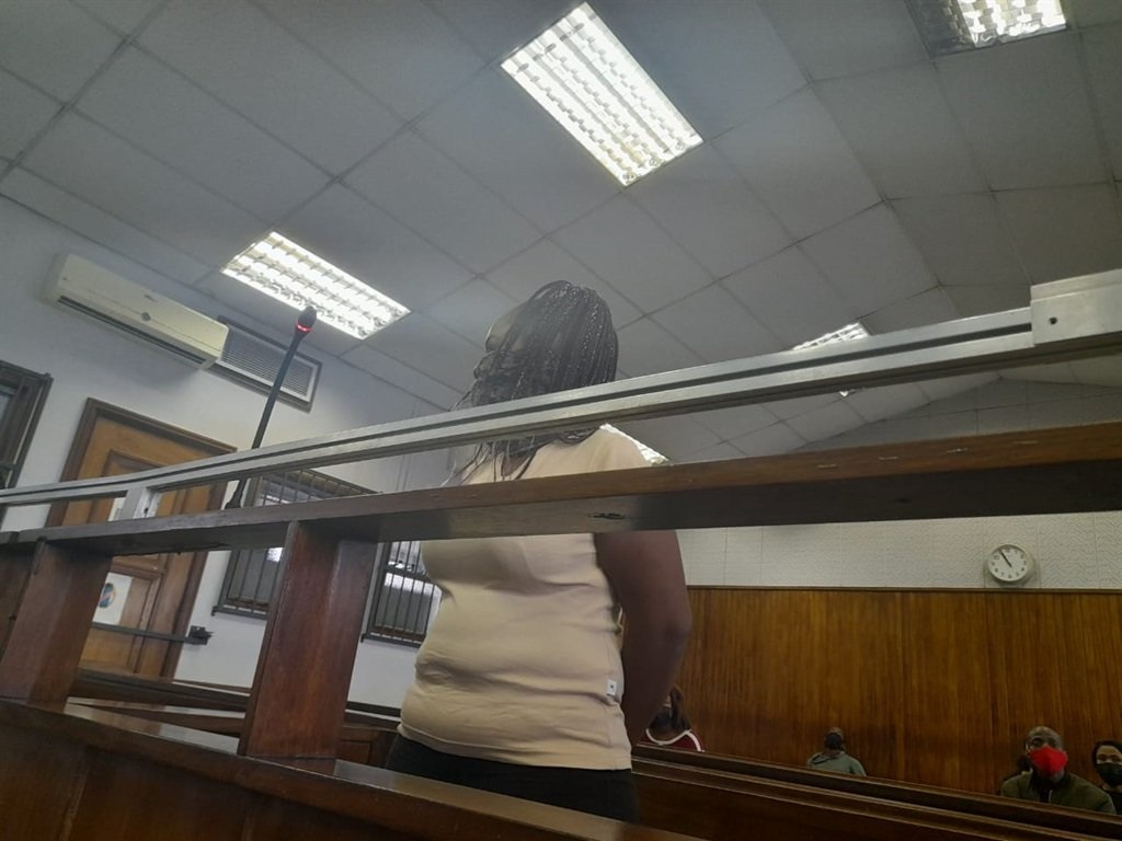 Bathobile Mlangeni, 29, accused of stealing R4 million from SBV Services.
Photo: Ntwaagae Seleka, News24