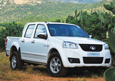 <B>PICK-ME-UPPER:</B> Catch GWM's Steed 5 line-up at the 2013 Joburg motor show during Oct 18-26. <i>Image: Quickpic</i>