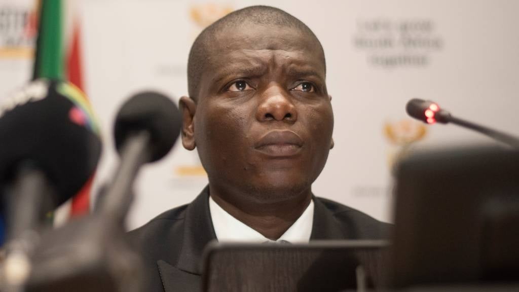 Justice Minister Ronald Lamola is working to push through a Bill to clear the criminal records of people who broke Covid-19 lockdown regulations.