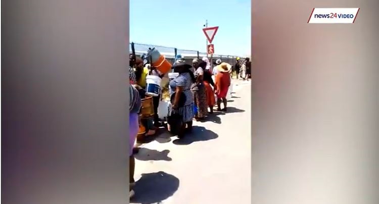 WATCH | Residents queue for water amid dry taps in Cape Town's Eerste River during scorching weekend - News24