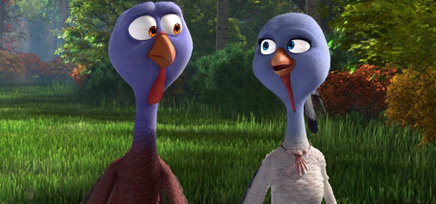 Turkeys get themselves off the Thanksgiving menu in Free Birds. (Reel FX Creative Studios)