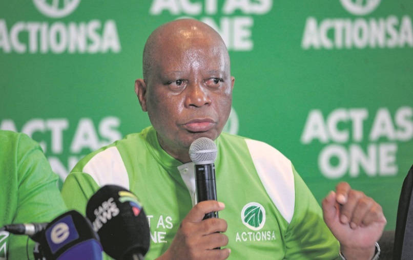 ActionSA leader Herman Mashaba is demanding action. 