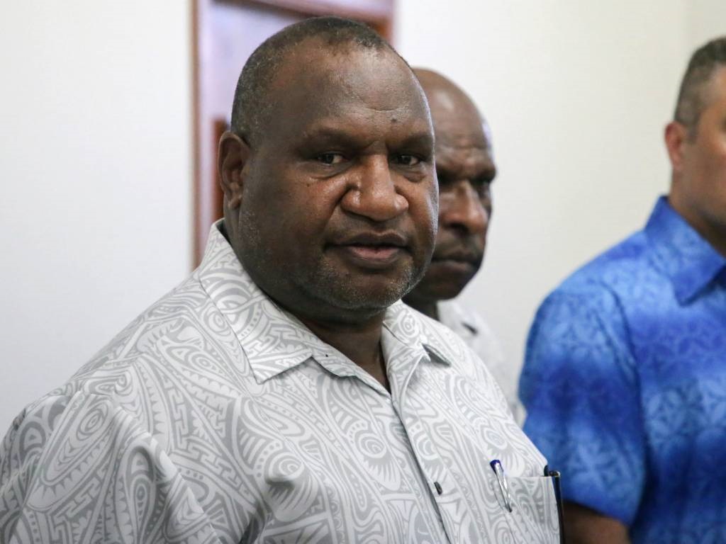 Papua New Guinea's Prime Minister James Marape. (Andrew Kutan / AFP)