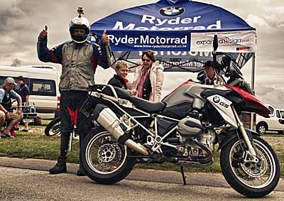 <b>PUTTING THE PRO INTO PROSTHETICS:</b> KZN rider Bushy McKelvey came close to setting a "longest motorcycle ride in day" world record on the Free State's Phakisa racetrack.