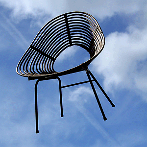 Chair in the air! From Shutterstock.