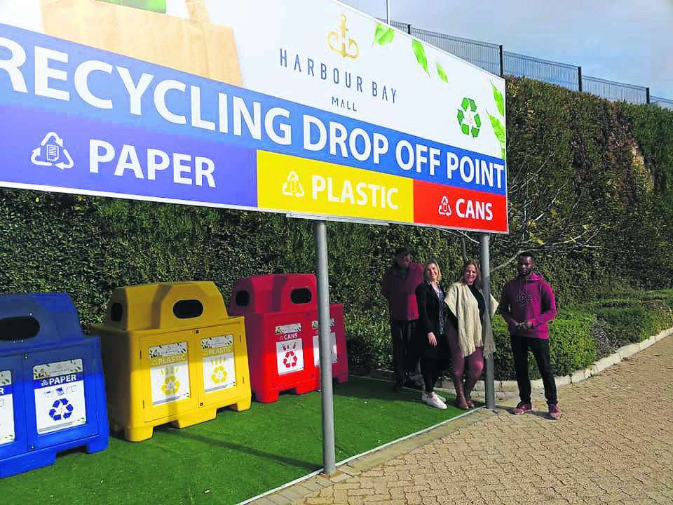 A recycling drop-off point was launched in Harbour Bay, Simon’s Town, on Thursday 18 May. PHOTO: Natasha Bezuidenhout