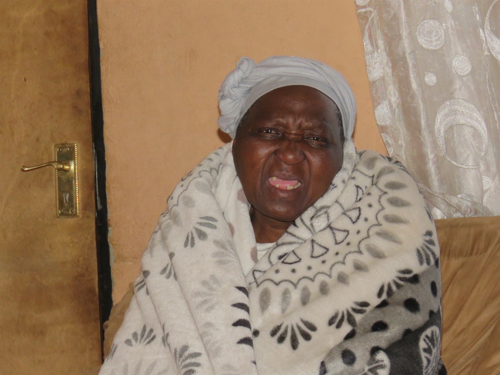 Gogo Belinah Kunene wants justice for her grandson. Photo by Ntebatse Masipa