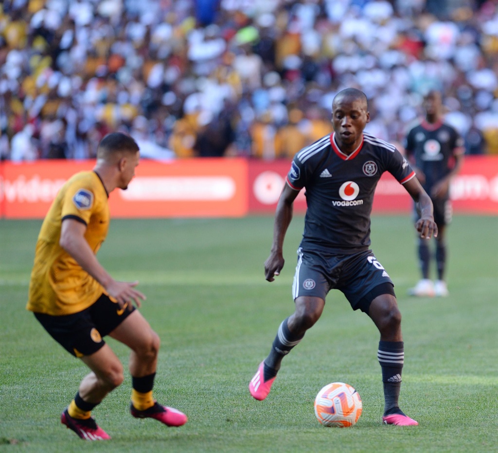 Orlando Pirates in action against Kaizer Chiefs.