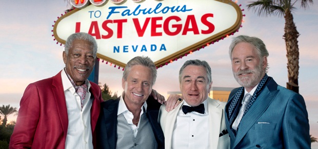 Morgan Freeman, Michael Douglas, Robert De Niro and Kevin Kline in Last Vegas. (CBS Films)