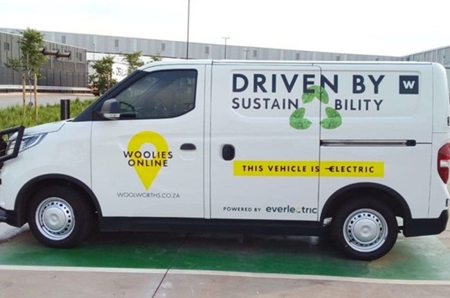 Woolworths is testing electric vans to deliver retail goods in South Africa.