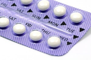 Contraceptive pills from Shutterstock