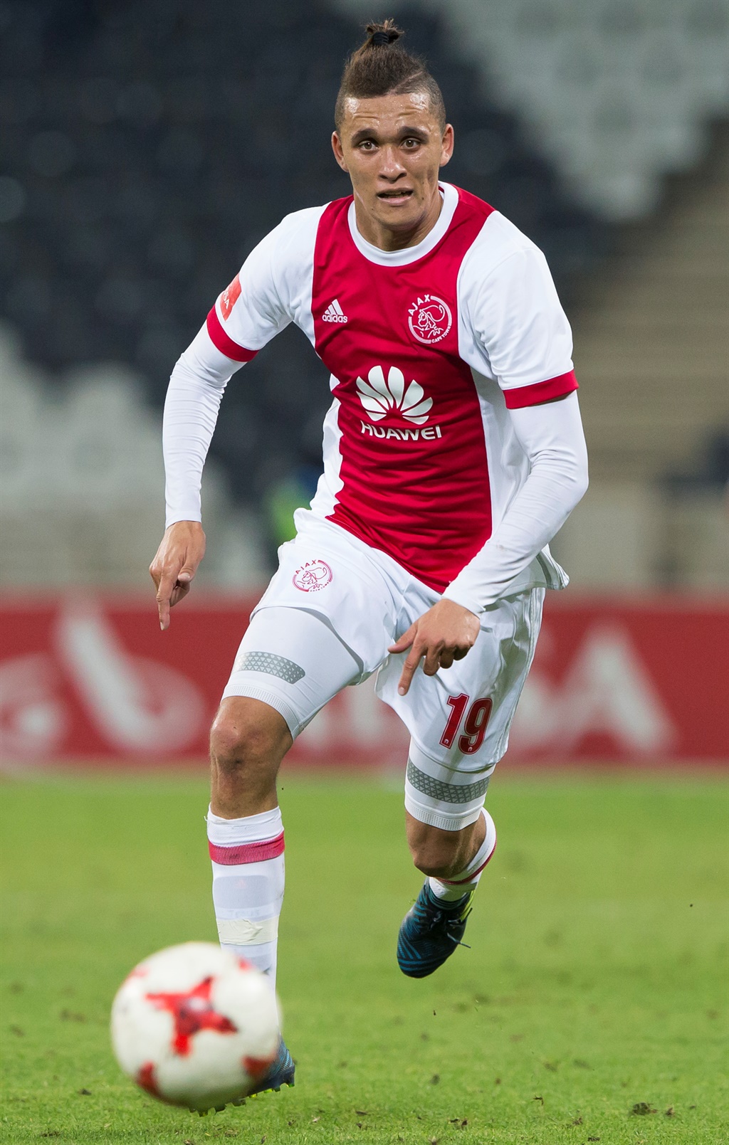Ajax Cape Town striker Sedwyn George.
Photo: Gallo Images