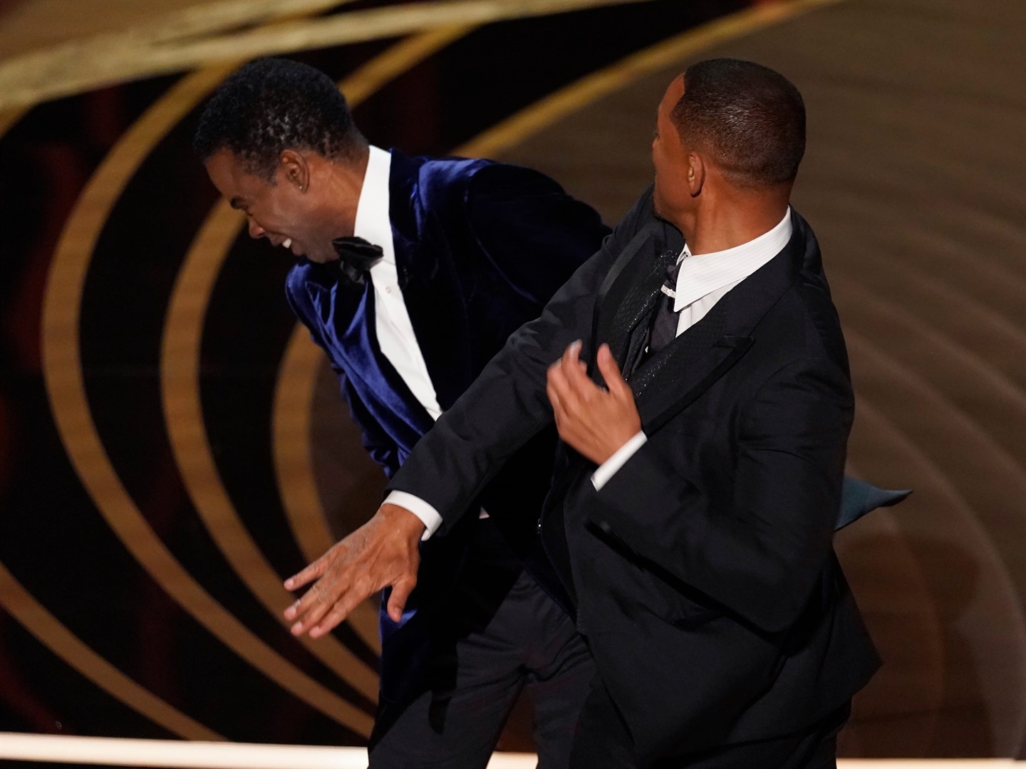 Will Smith has been banned following him slapping Chris Rock.