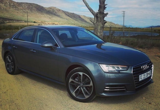 <b> NEW A4 IN SA: </b> Audi's new A4 will begin its battle with the BMW 3 Series and Mercedes C-Class in the competitive premium sedan segment. <i> Image: Wheels24/ Sergio Davids </i>