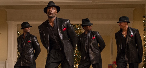 Taye Diggs, Morris Chestnut, Terrence Howard and  Harold Perrineau in The Best Man Holiday (Universal Pictures)